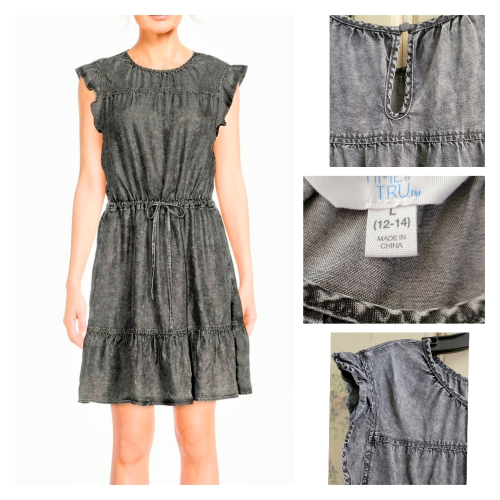 Time and Tru Gray Dress NWOT